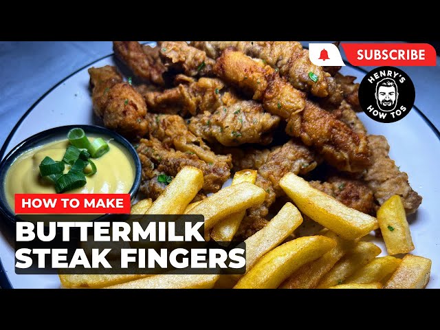 How To Make Buttermilk Fried Steak Fingers | Ep 604