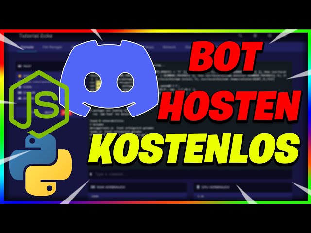Discord Bot KOSTENLOS 24/7 HOSTEN [OHNE PC anzulassen] Javascript & Python 2021 | Tutorial Ecke