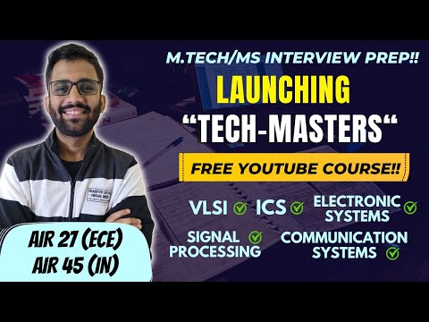 Tech-Masters || M.Tech Admission Interview Prep || PrepFusion