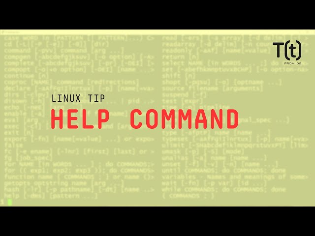 How to use the help command: 2-Minute Linux Tips