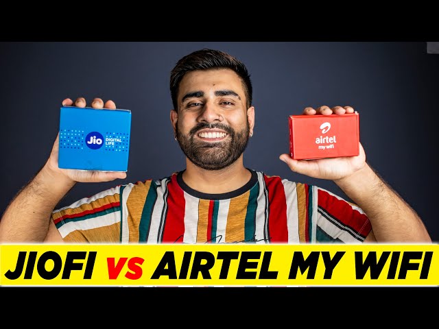 JioFi vs Airtel Hotspot | Speed test of JioFi 4 & Airtel My Wifi | JioFi or Airtel Hotspot