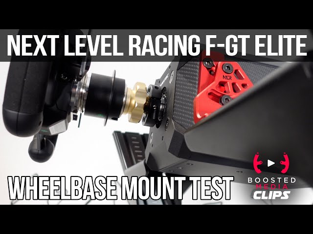 Next Level Racing F-GT Elite  - Wheelbase Mounting & Flex Test