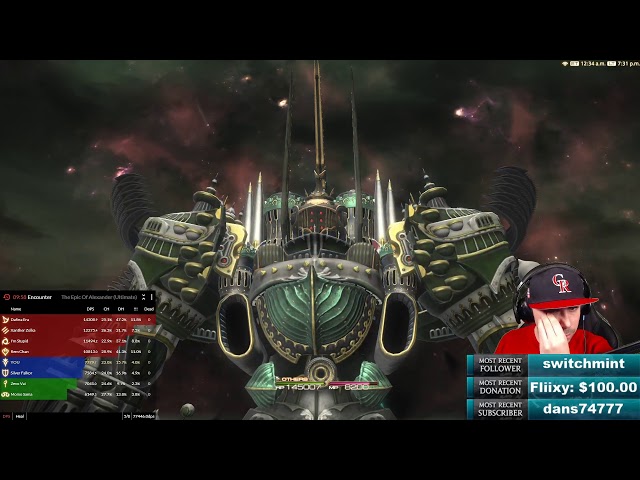 【FFXIV】The Epic of Alexander (Ultimate) Clear ~ Dark Knight DRK POV (7,561.6 DPS)