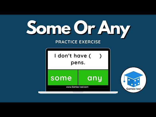 Some or Any | English Grammar Exercise