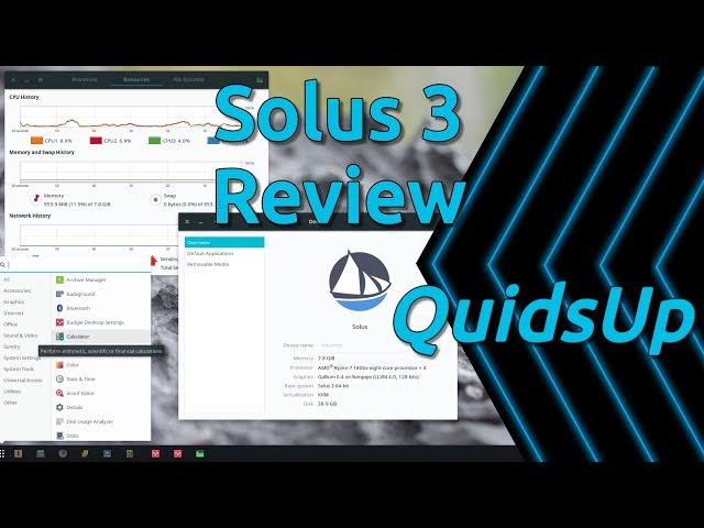Solus 3 Linux OS Review - Looking Good