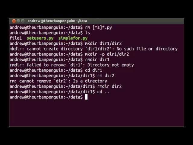Linux Essentials L2.4 Working with files and directories