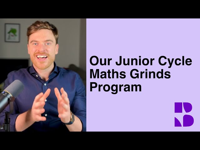 Our Junior Cycle Maths Grinds Program