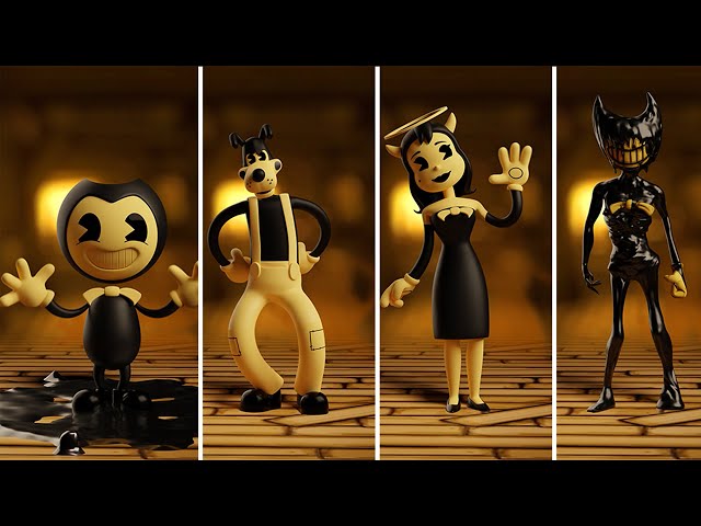 Bendy and the Ink Machine Characters Workshop Animations