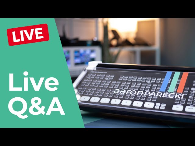 🔴 Live Q&A! Answering your questions about livestreaming, the ATEM Mini and the YoloBox!