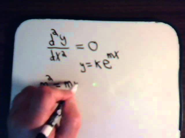 Auxiliary Equation With Repeated Roots - Example 2