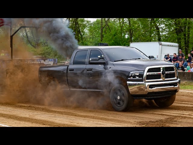 Street Diesel Truck Pulling 2024: Falmouth, Ky. Battle of The Bluegrass Pulling. #truckpull