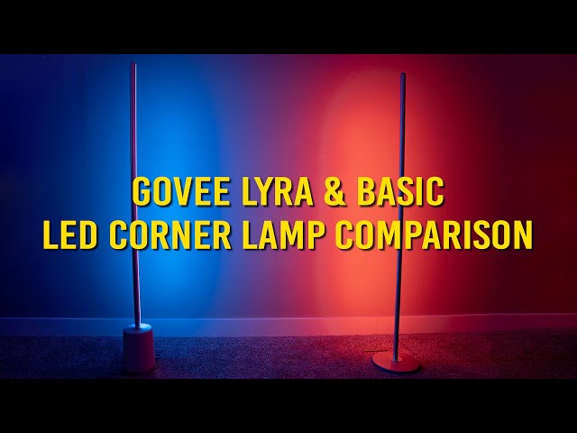 Govee Lyra & Basic Corner Floor LED Smart Lamp Comparison