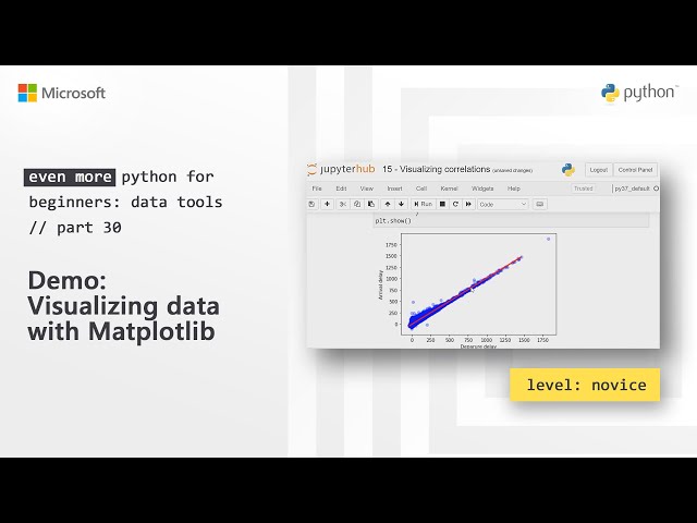 Demo: Visualizing data with Matplotlib | Even More Python for Beginners [30 of 31]