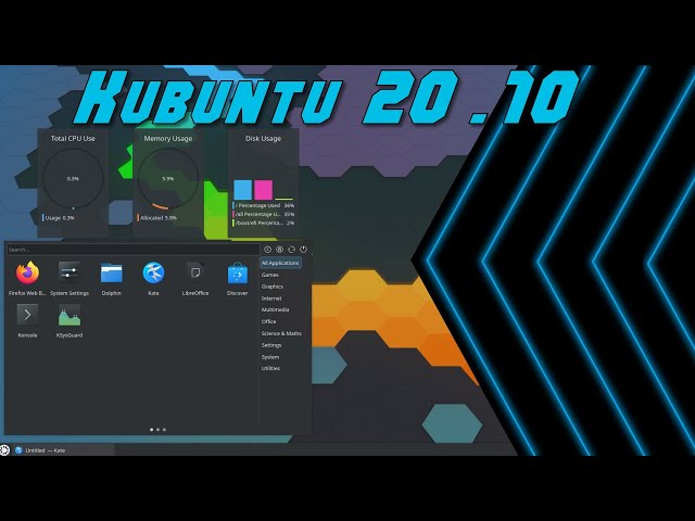 Looking at Kubuntu 20.10 (Groovy Gorilla)