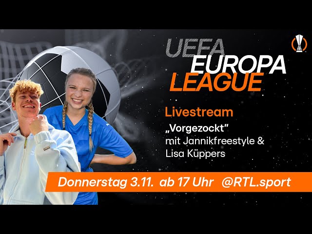 LIVE 🔴 Matchday der Europa League: "Vorgezockt" mit @Lisa Küppers & @jannikfreestyle 🎮 | RTL Sport