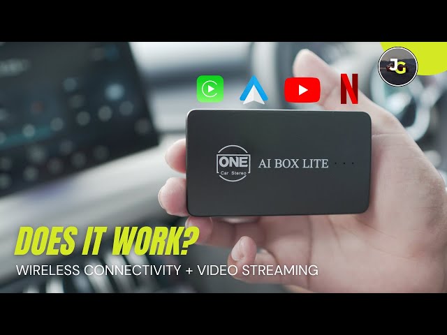 Wireless Apple CarPlay & Android Auto | Watch Netflix and YouTube | OneCarStereo AI BOX LITE Review