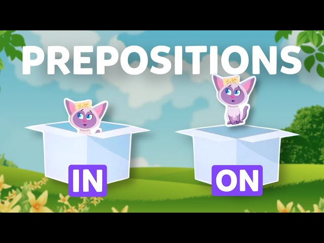 Prepositions of place for kids | English Grammar For Kids with Novakid 0+
