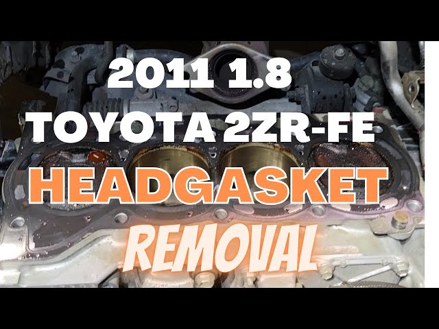 2011  Toyota 1.8 Headgasket Removal