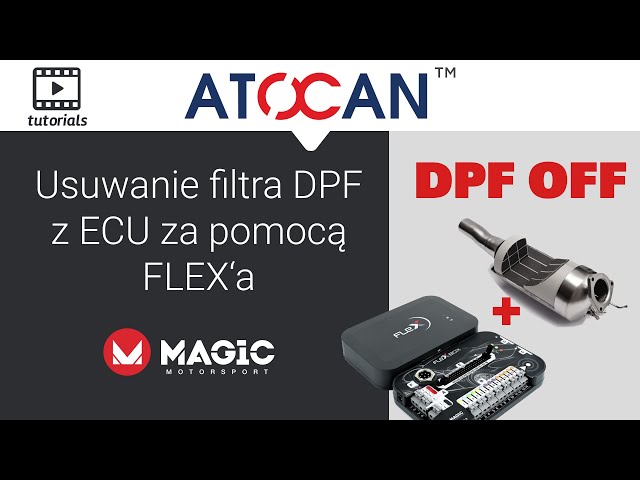 Usuwanie filtra DPF za pomocą FLEX firmy MagicMotorSport