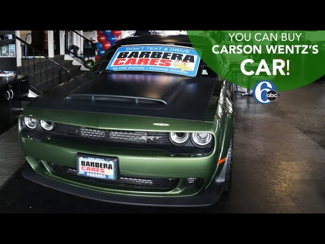 You can buy Carson Wentz's car and it will help the community