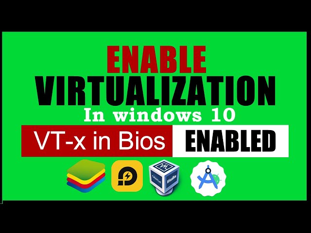 How to enable virtualization in windows 10 | Enable VT-x in Bios setting easily, 2023 method.