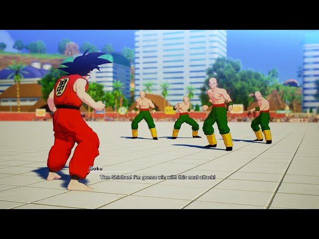 Goku VS Tien...Dragon Ball Z Kakarot DLC