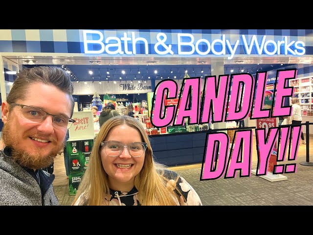 Bath & Body Works CANDLE DAY 2023 Inside the Store on December 1
