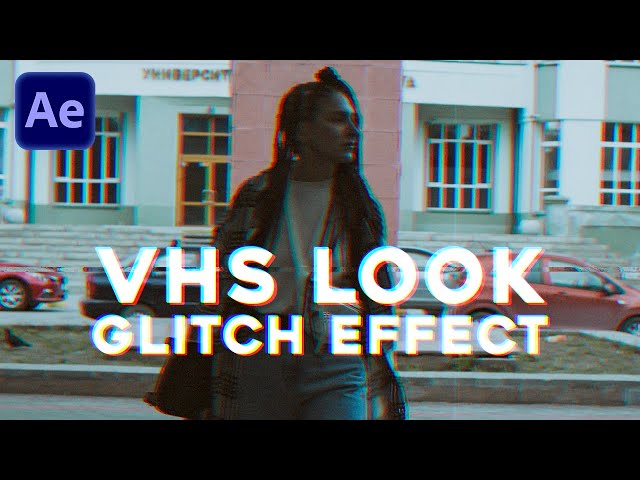 VHS Look Glitch Effect in After Effects | After Effects Tutorial Deutsch