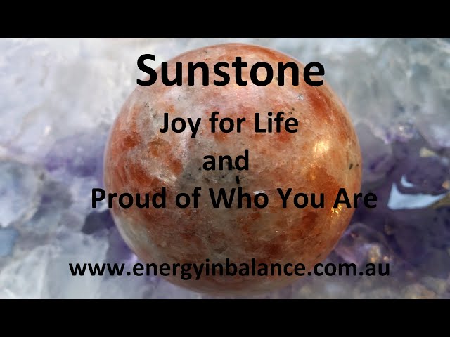 Sunstone Info Video - Joy for life and love of self!