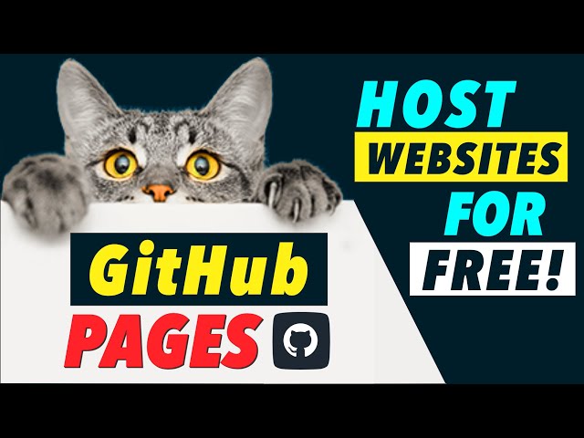 GitHub Pages Tutorial |  Build and Publish your Portfolio website for FREE on Github