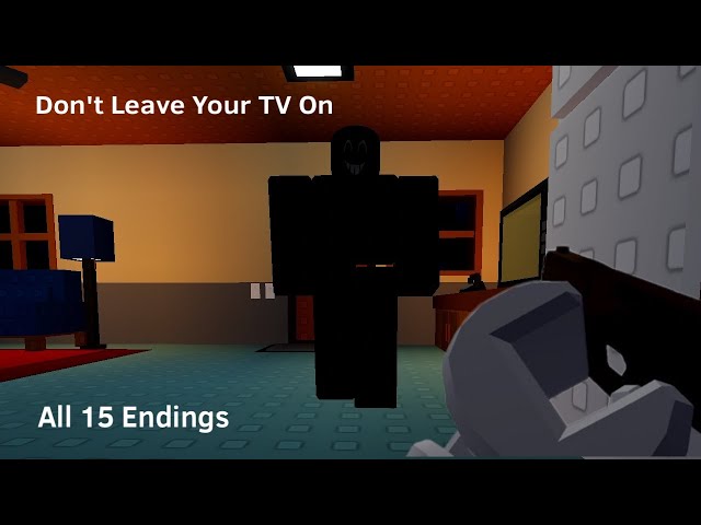 How to get All 15 Endings in Roblox - Don't Leave Your TV On
