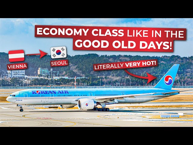 Korean Air Boeing 777-300ER LONG-HAUL ECONOMY from Vienna to Seoul Incheon! | BRUTALLY HONEST