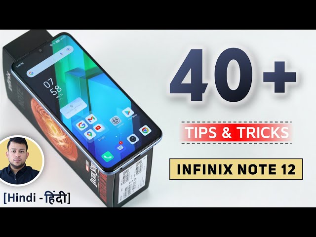 Infinix Note 12 Tips & Tricks | 40+ Special Features - TechRJ