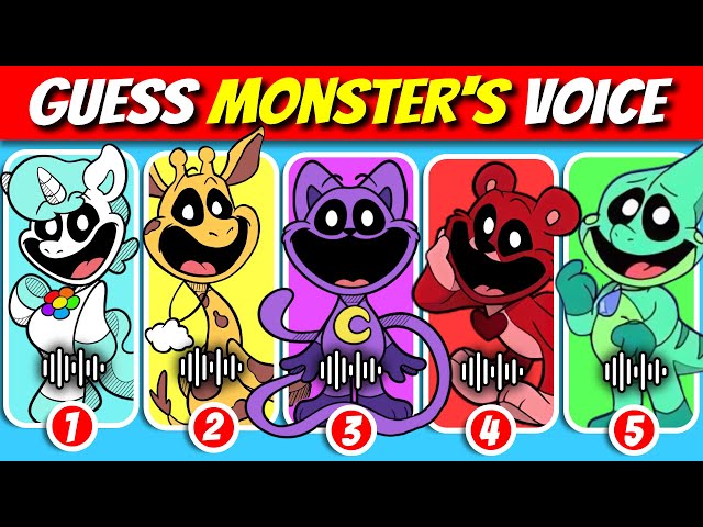 🎵🔊🎤Guess the Smiling Critters Voice (Poppy Playtime Characters) Compilation | Quiz Meme Song