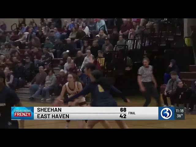 Sheehan beats East Haven 68-42 in the Class MM tournament 2nd round
