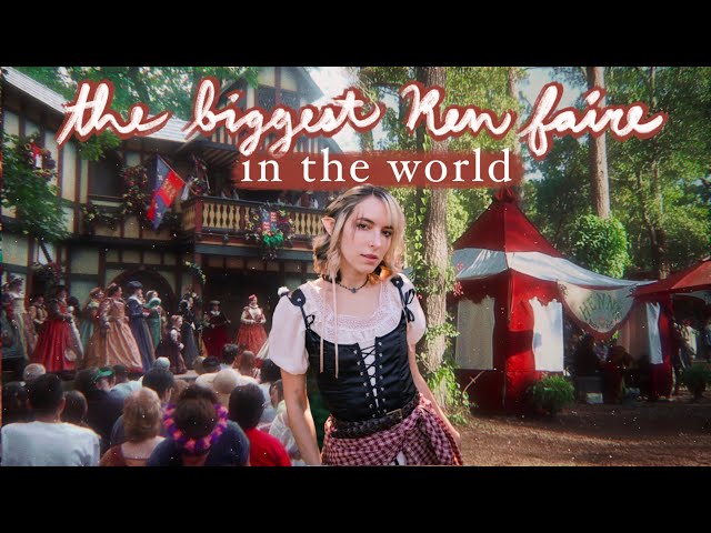 Visiting the largest Renaissance Faire in the world ✨