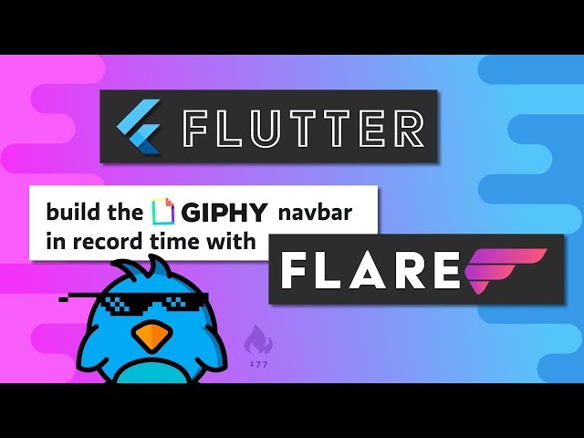 Flutter Flare Basics - Let's Build Giphy's Nav Menu