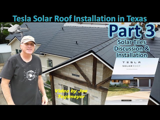 Tesla Solar Roof & Powerwall Installation Part 3 Solar Tiles Discussion & Installation