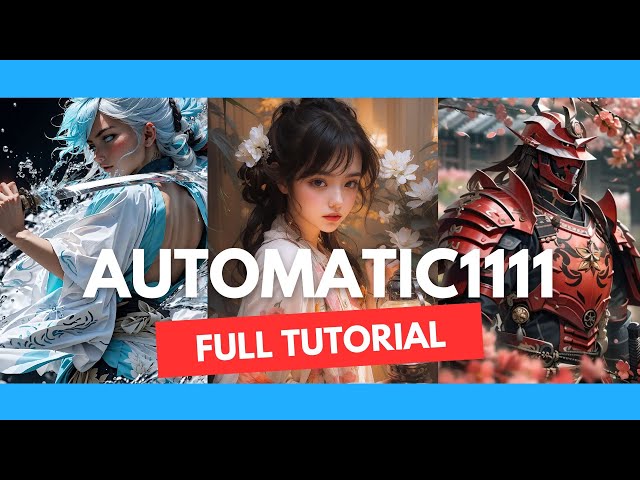 AUTOMATIC1111 FULL TUTORIAL - Text to Image with Stable Diffusion
