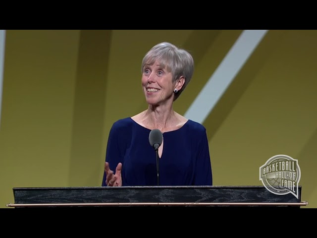Barbara Stevens Basketball Hall of Fame Enshrinement Speech