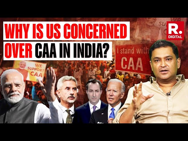 Why Is U.S. So Concerned Over CAA In India? | Major Gaurav Arya Explains US's Motive Behind Concern