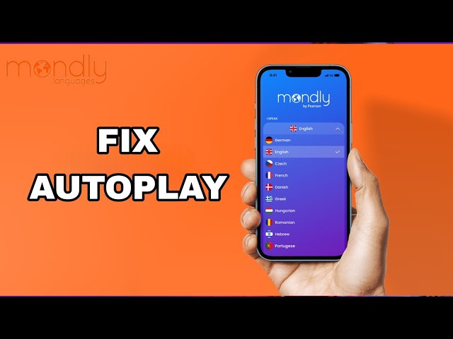 How To Fix And Solve Autoplay On Mondly Languages App | Final Solution