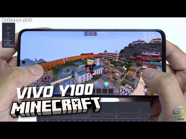 Vivo Y100 test game MineCraft | Snapdragon 685
