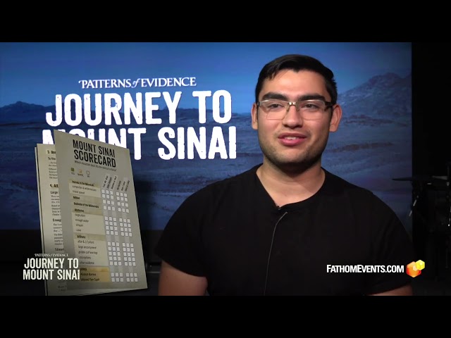 Patterns of Evidence: Mount Sinai What People are Saying Early. In Theaters 10/17 and 10/18/2022