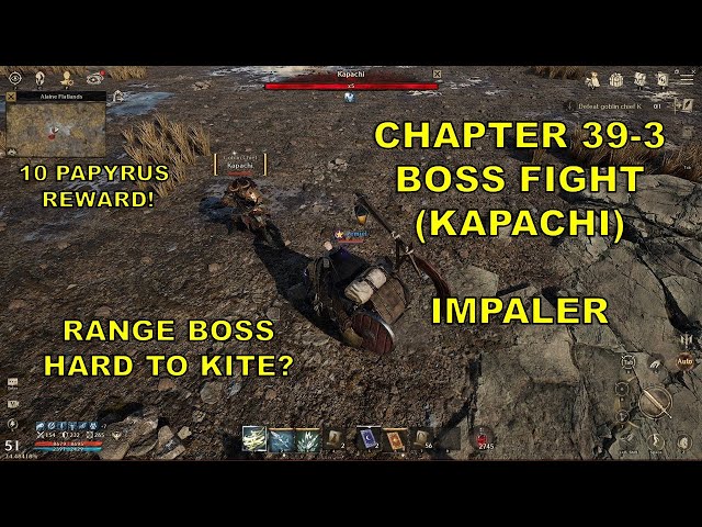 CHAPTER 39-3 MAIN QUEST BOSS FIGHT (KAPACHI) IMPALER | NIGHT CROWS