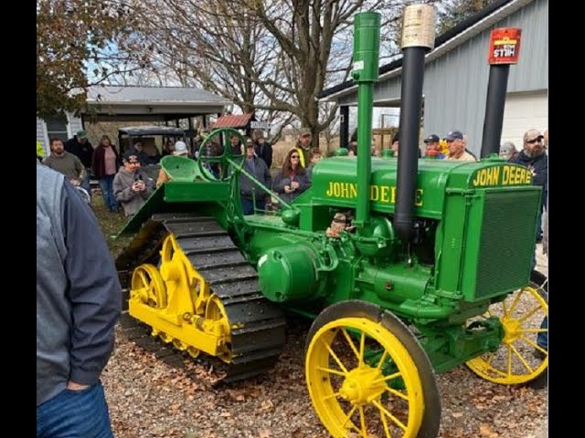 Restored Rare John Deere D Experimental Tractor, Exhibit B, Sold on Marengo, OH Auction 11/4/23