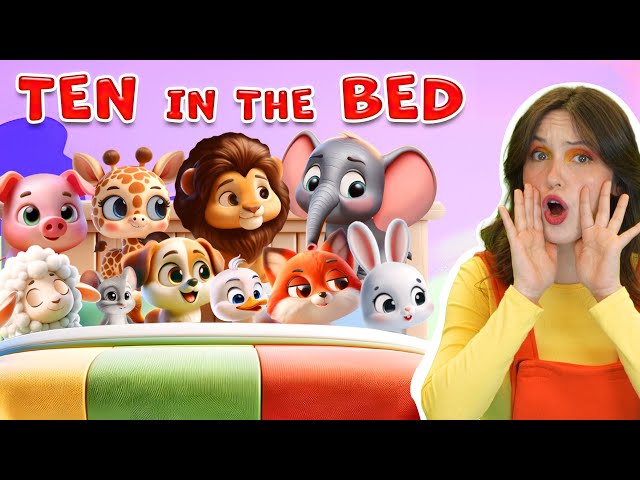 Ten In the Bed | Roll Over Baby Song | Nursery Rhymes & Baby Songs