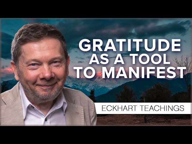 Gratitude: A Powerful Tool for Conscious Manifestation | Eckhart Tolle Rebroadcast of Live Q&A