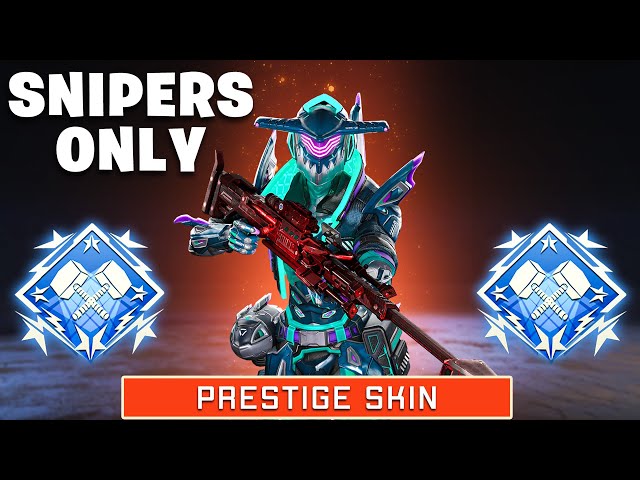 Unlocking Octane TIER 3 PRESTIGE SKIN with ONLY SNIPERS...
