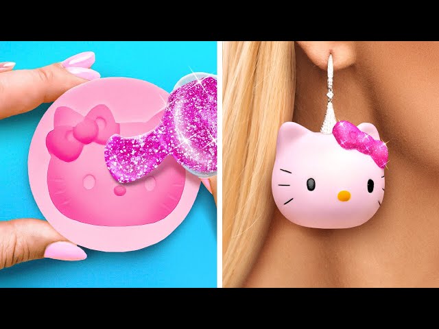 AMAZING 3D PEN & HOT GLUE CRAFTS || Epic DIY Jewelry & Rainbow Hacks by 123GO! GOLD